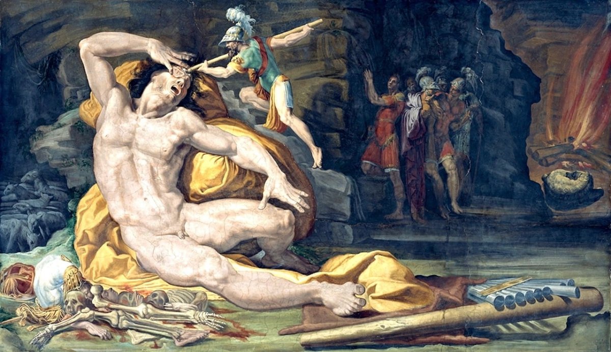 Циклоп Одиссей овцы