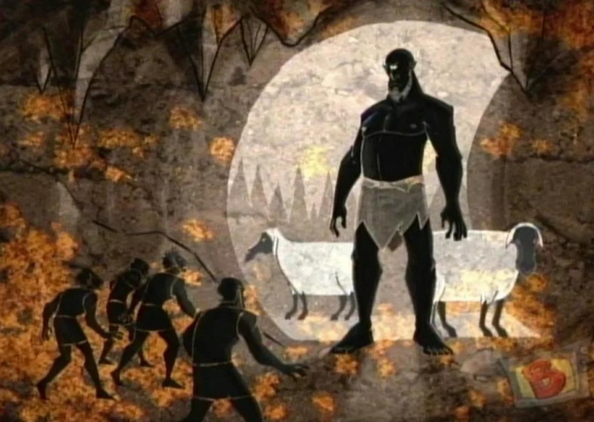 Иллюстрации к поэме Одиссея на острове циклопов