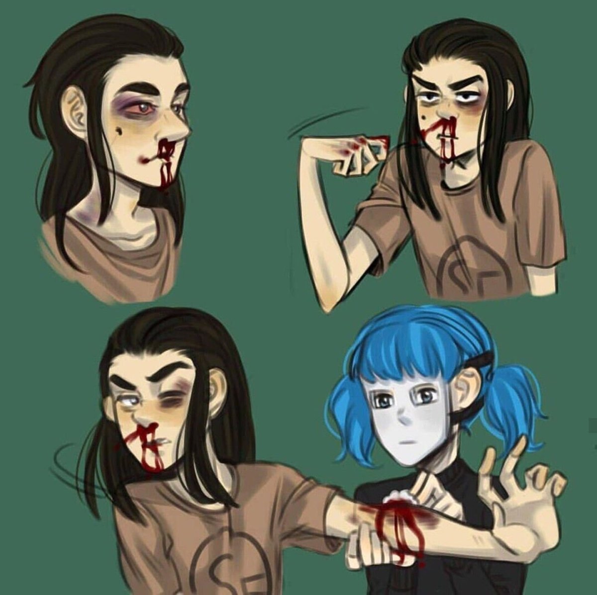 Sally face Гизмо арт