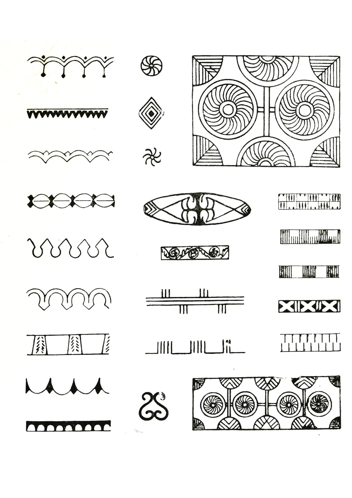 Лировидный орнамент в Якутской