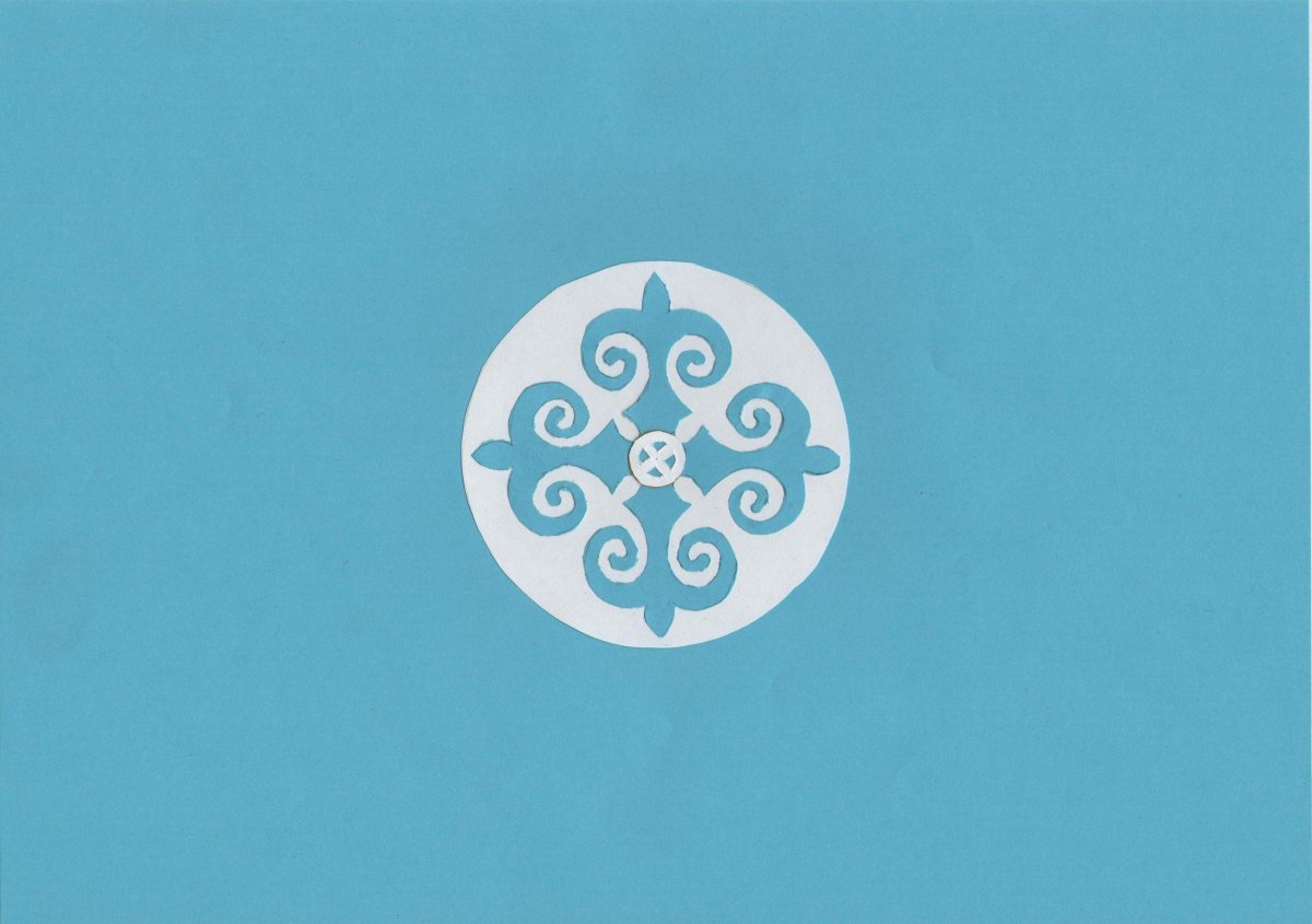 Орнамент из серебра