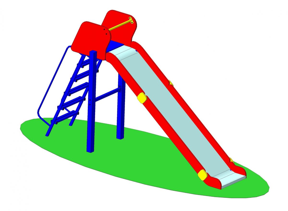 Эскиз детской площадки в цвете