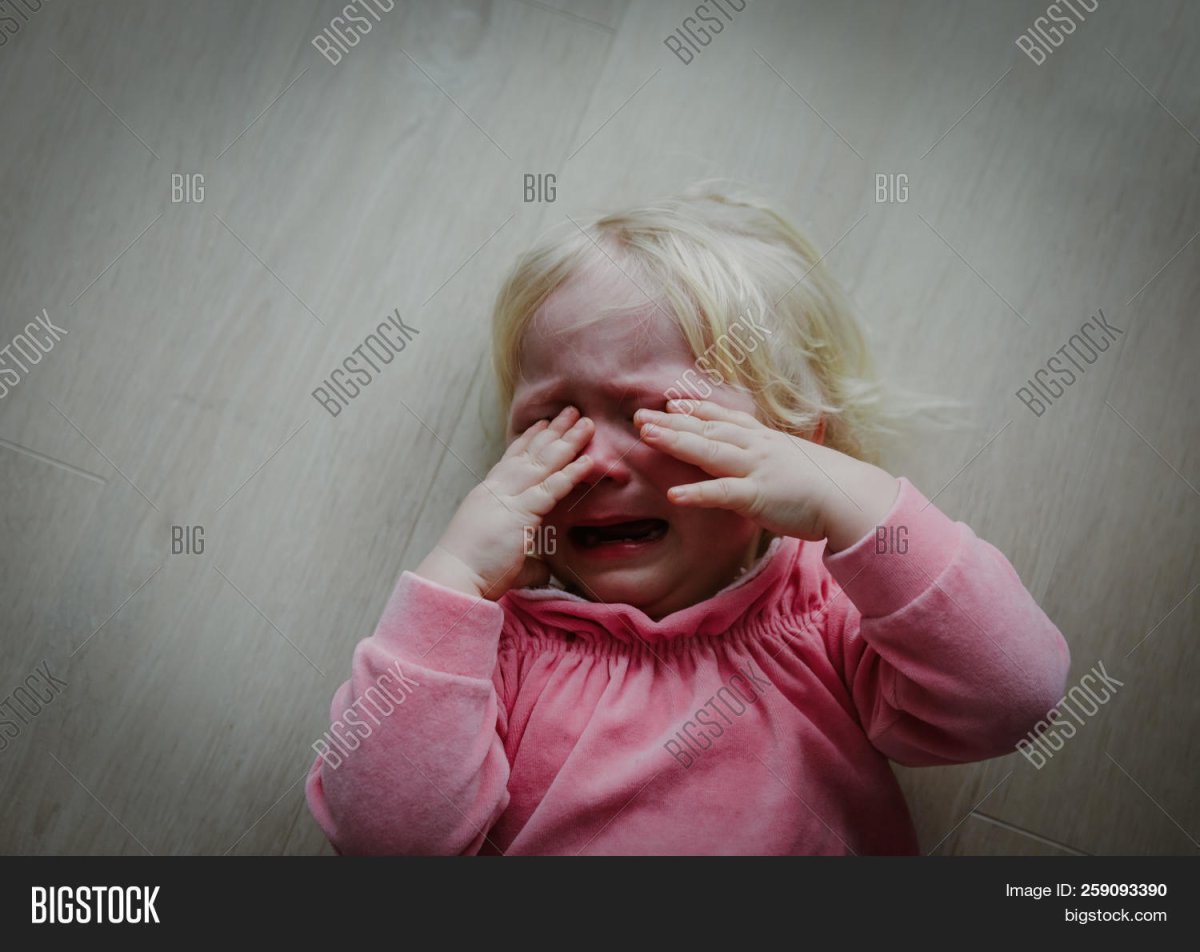 Ребенок сейчас заплачет