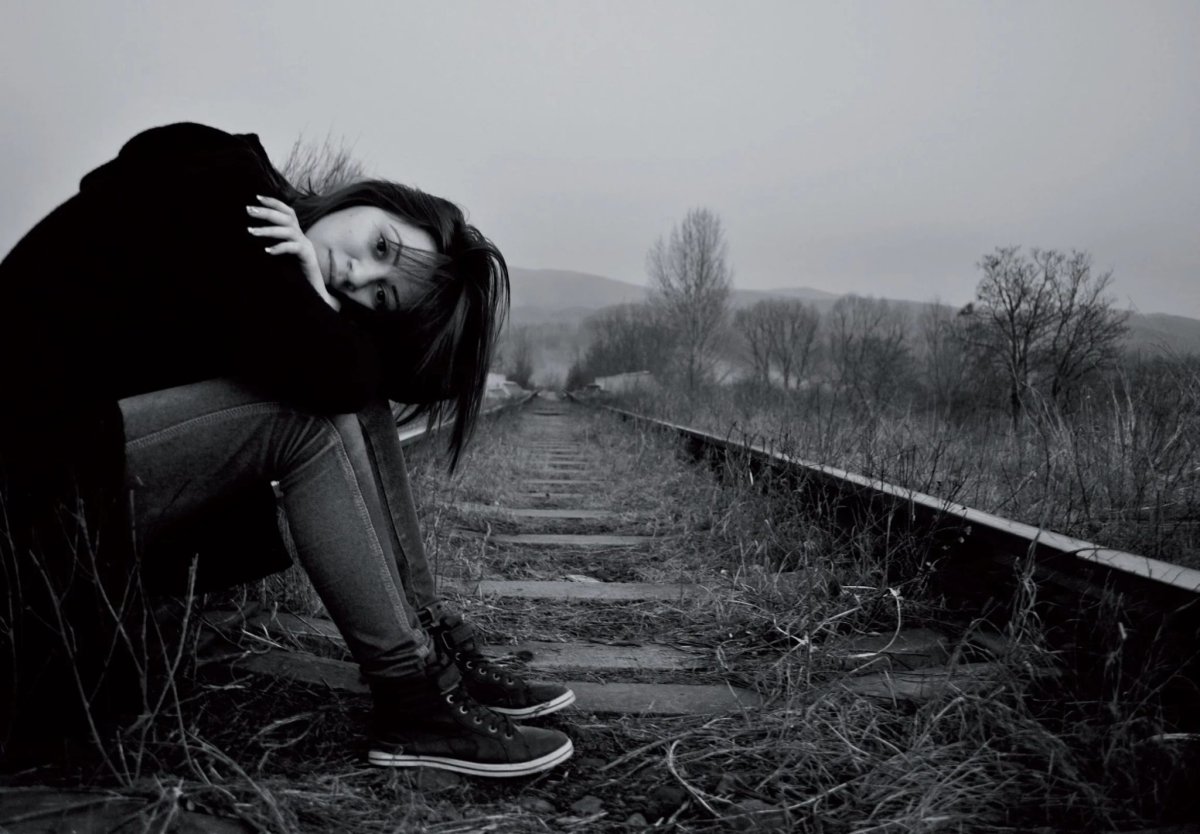 Грустные фото