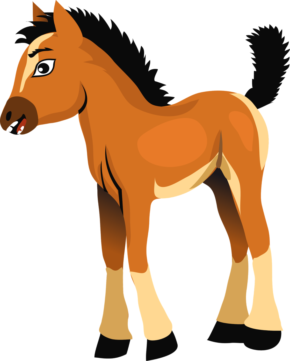 Маленькие лошадки мультяшные