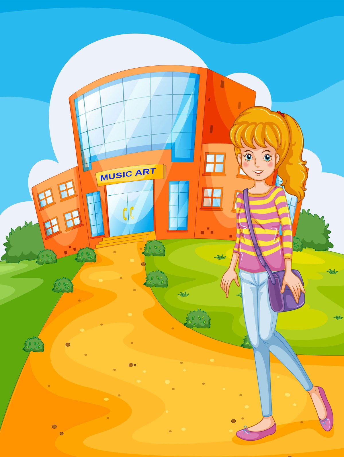 Я иду домой из школы