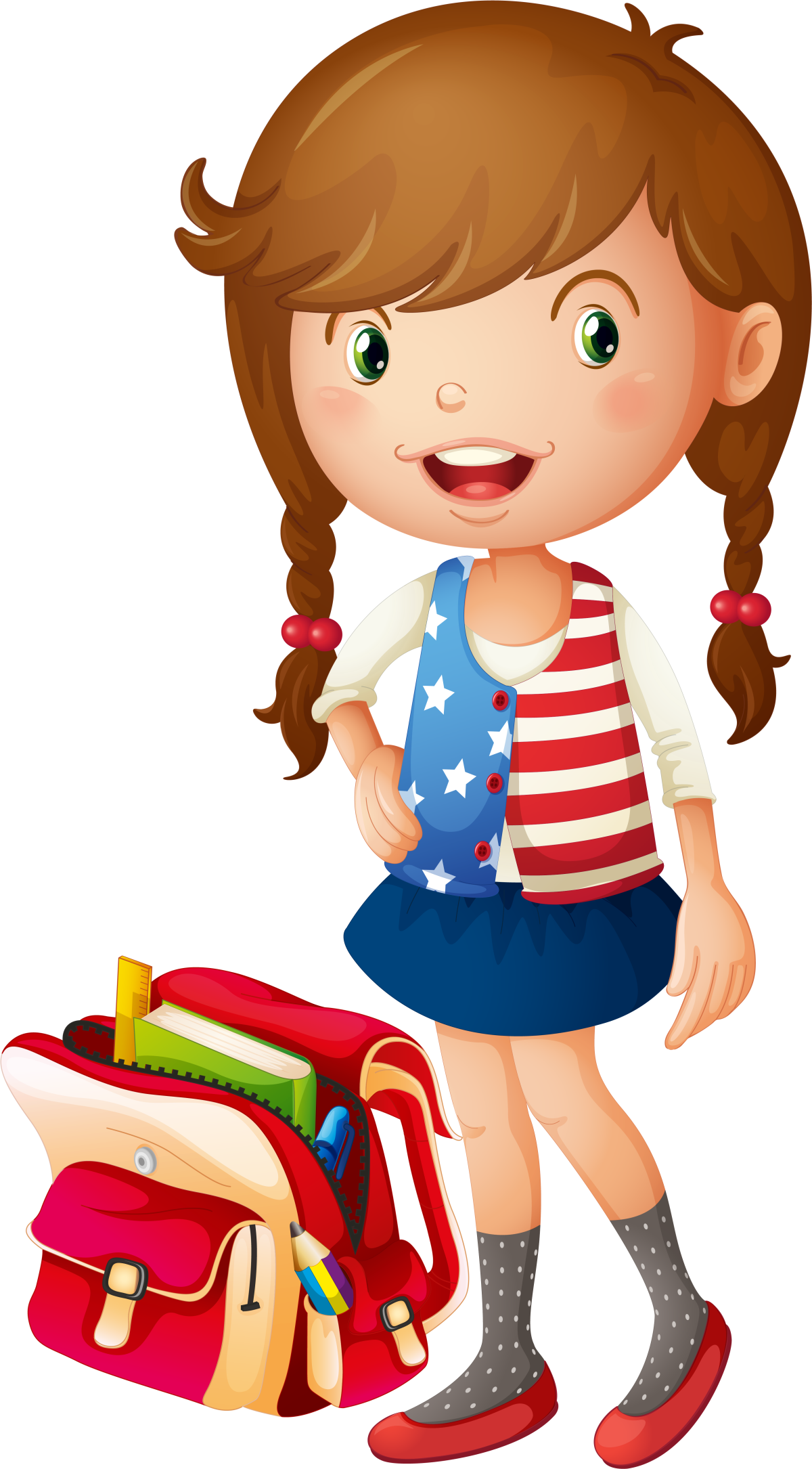 Девочка ученица