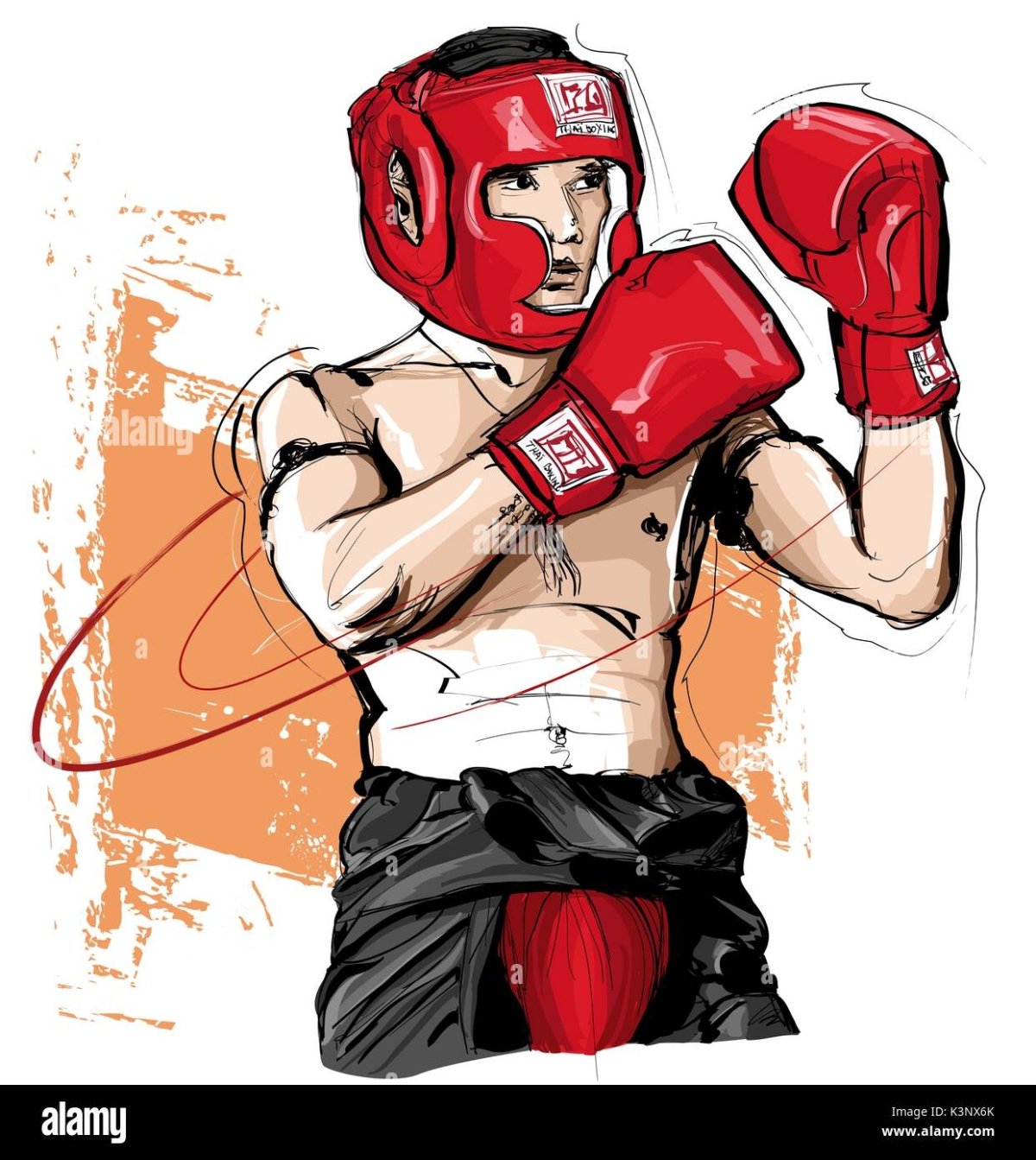 Кикбоксинг рисунки