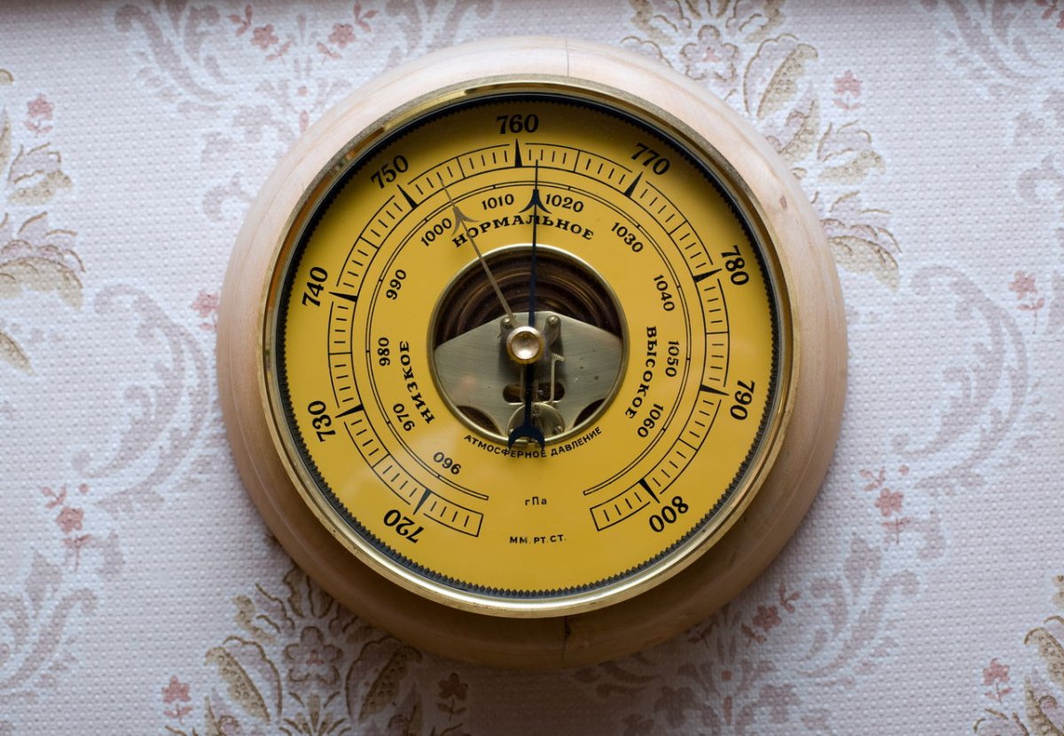 Шкала барометра атмосферного давления