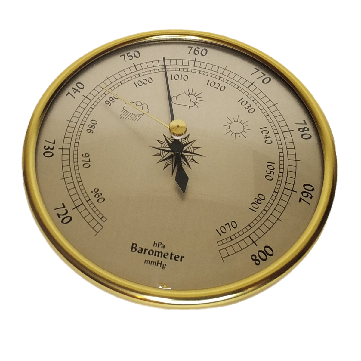 Барометр БТК-СН-16 (шлифованное золото) беру