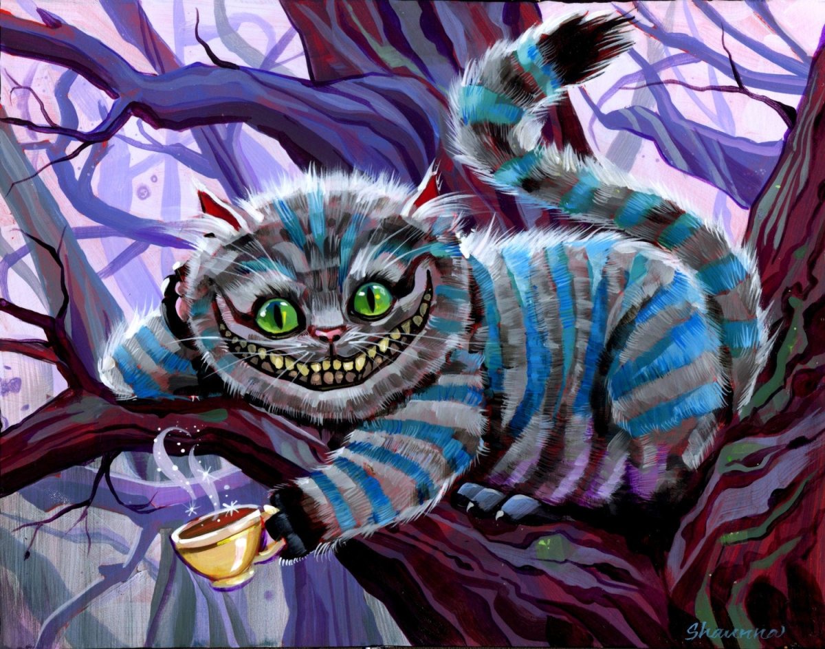 Чеширский кот из Алисы в стране чудес