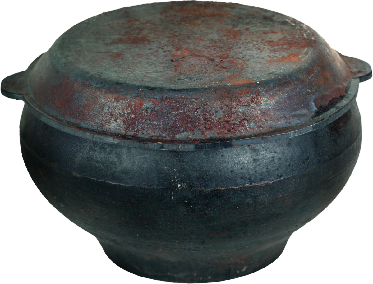 Чугунок осколки