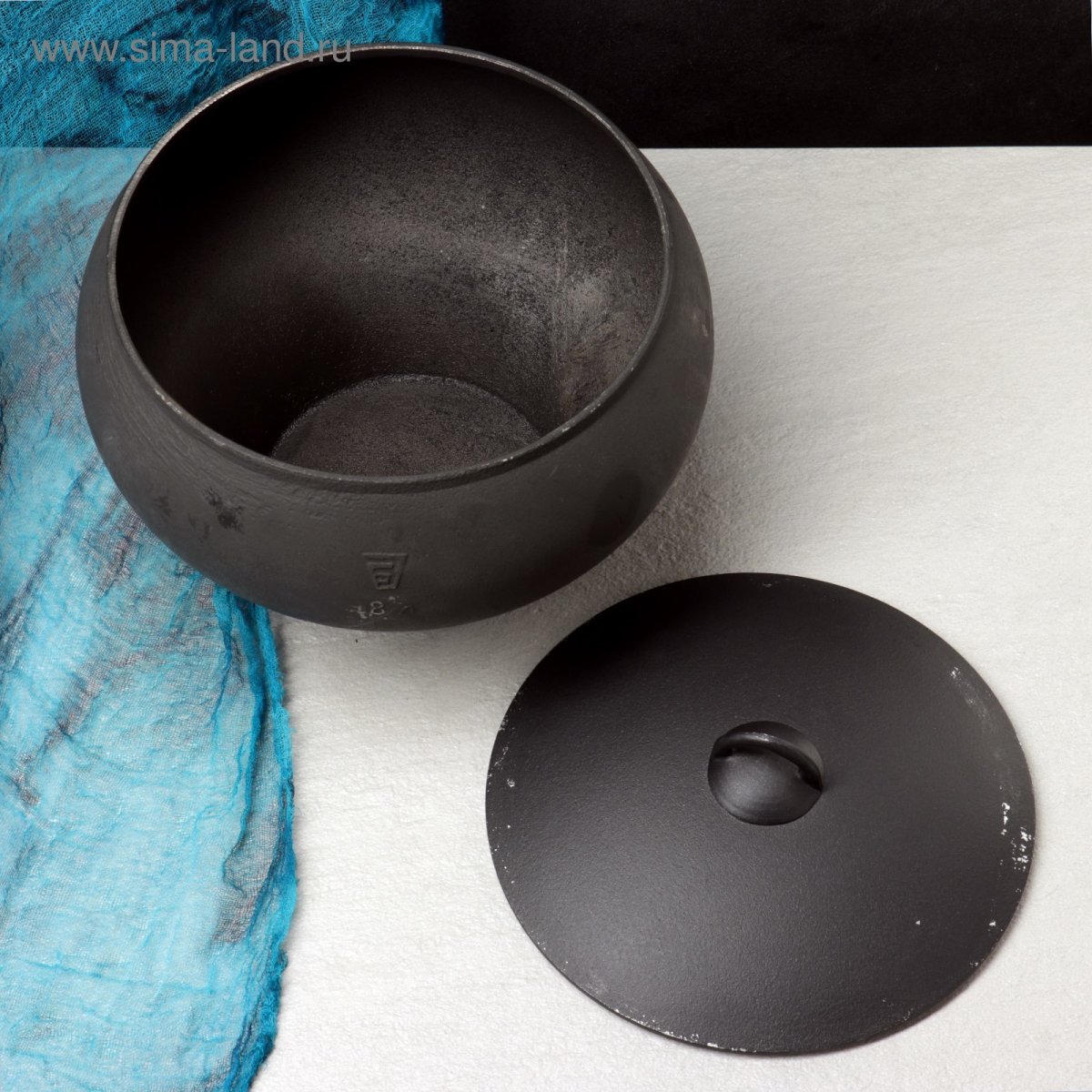 Казан 6л чугунный узбекский