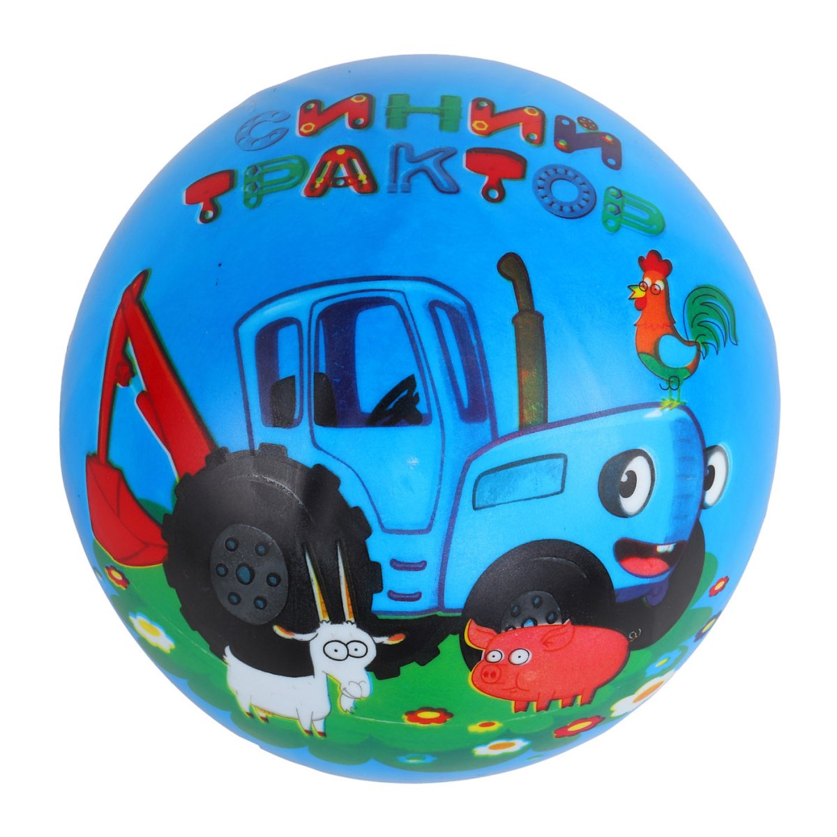 Трактор на вафельной бумаге