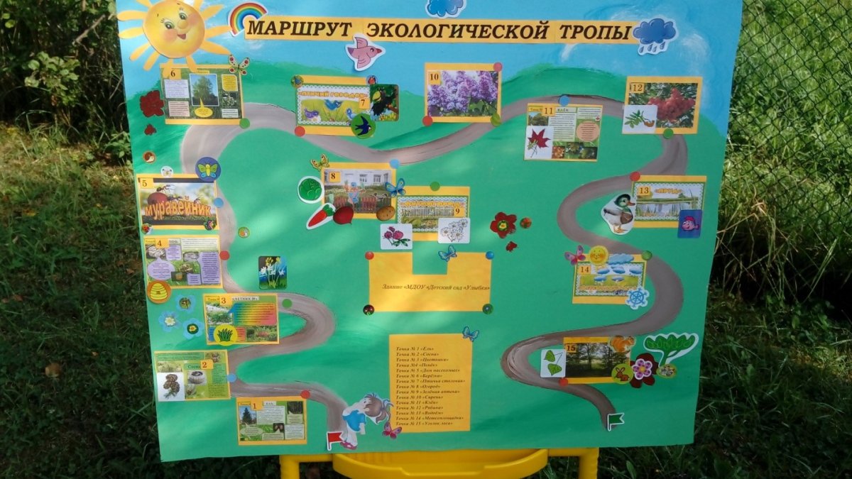 Экологическая тропа в детском