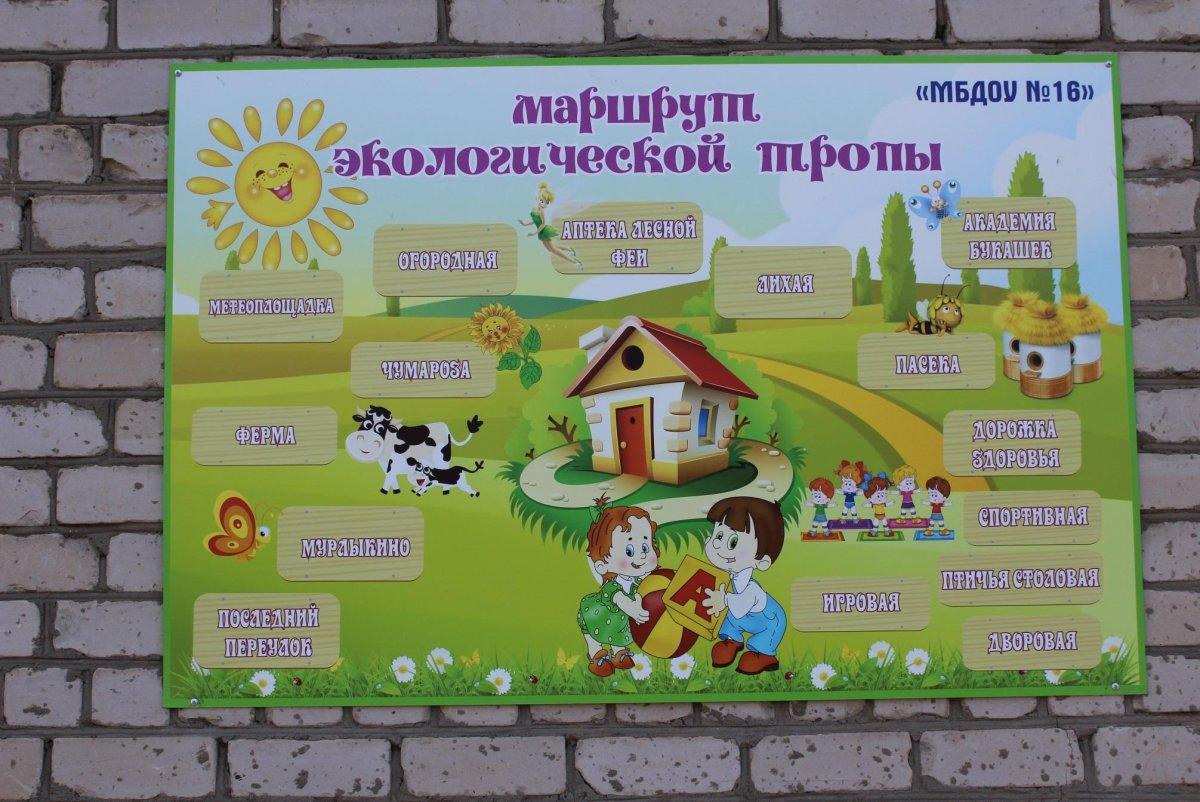 Таблички на экологической тропе