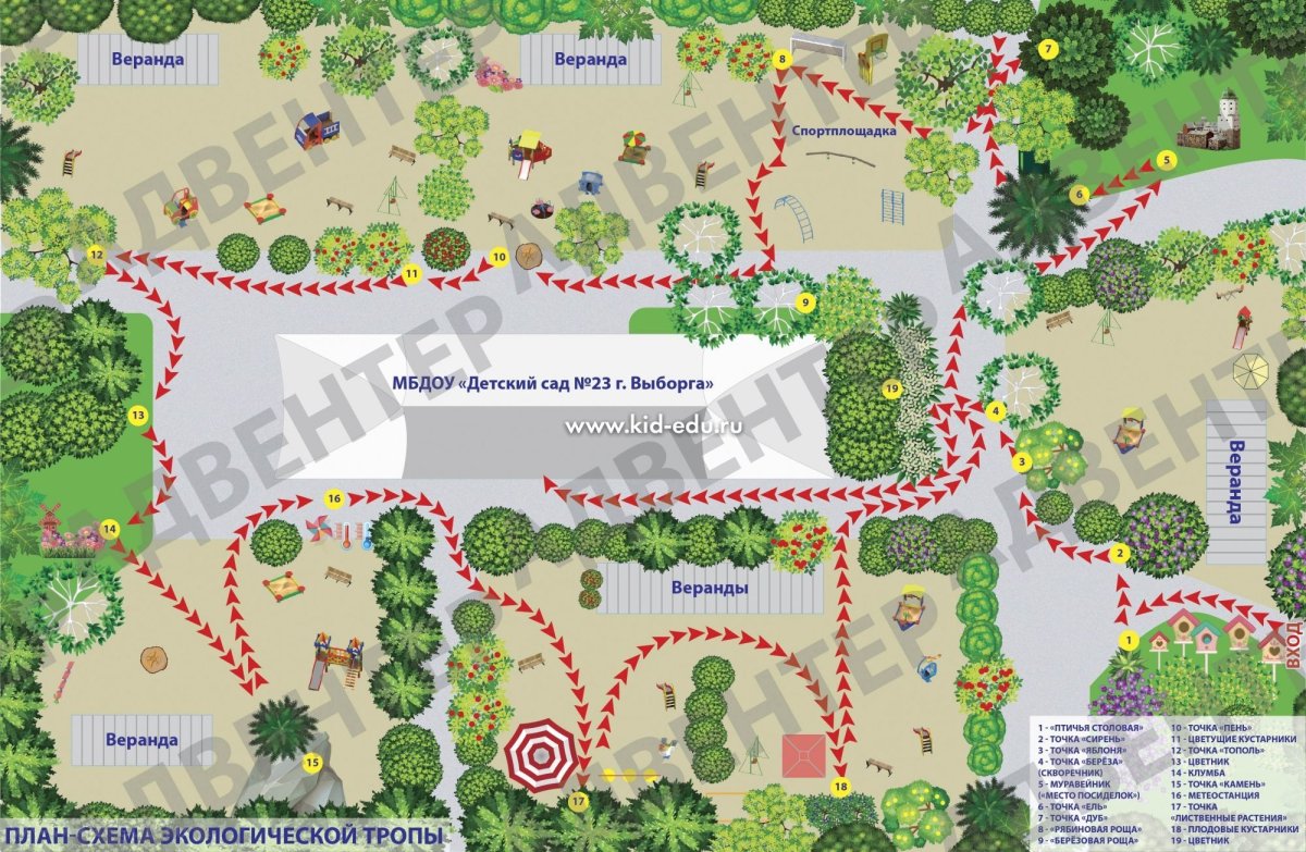Тропинка в лесу для детей