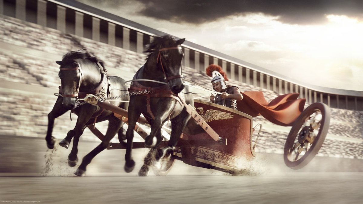 Колесница в древнем Риме рисунок