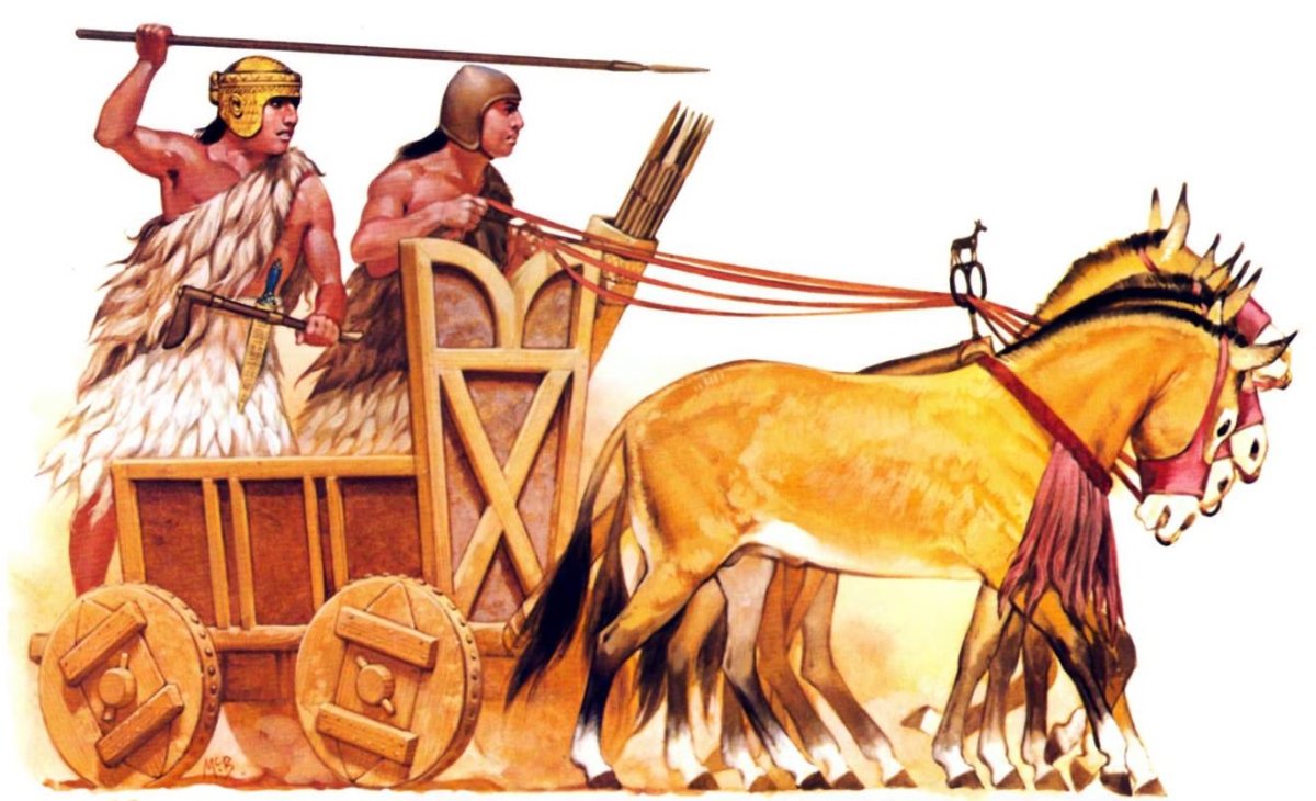 Боевая колесница в древнем Египте