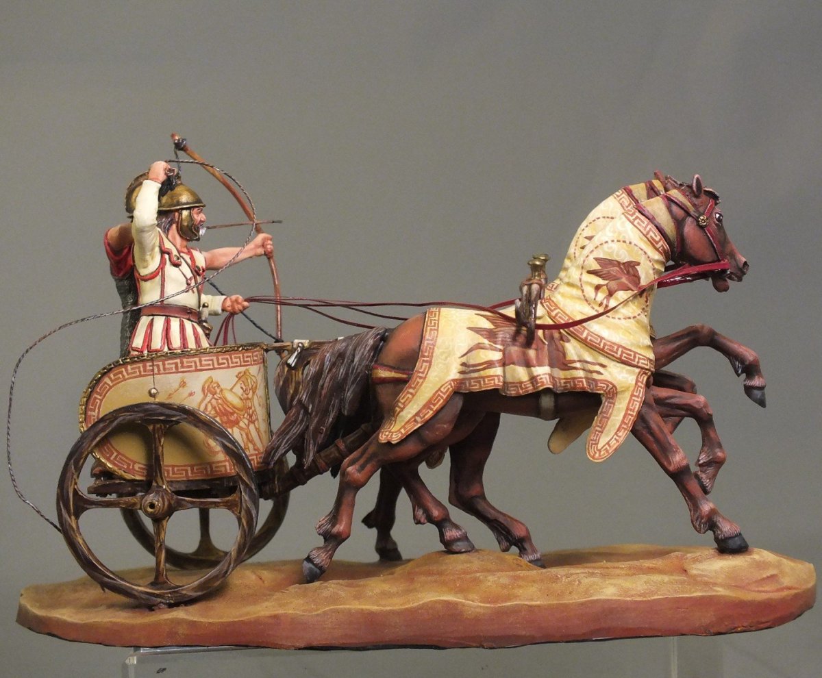 Ахилес колесница Гектор