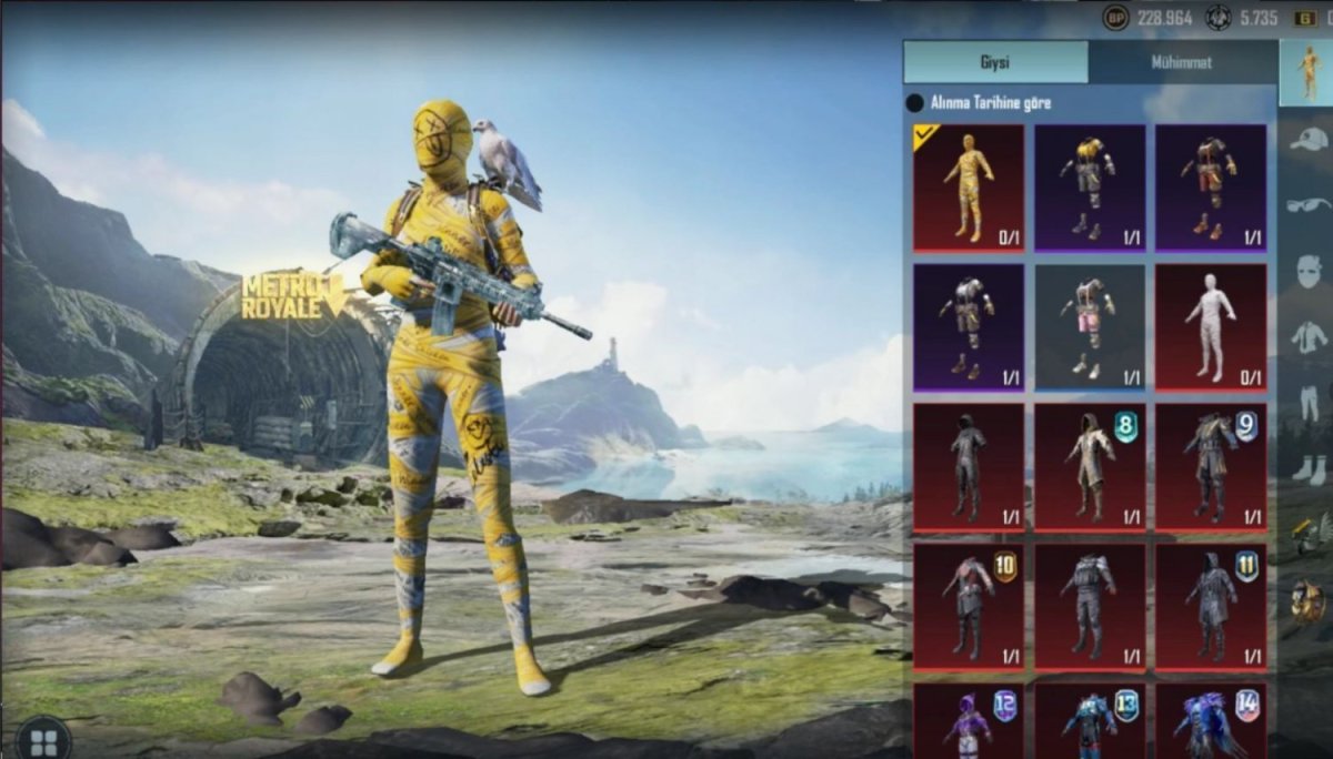 Золотая Мумия PUBG mobile