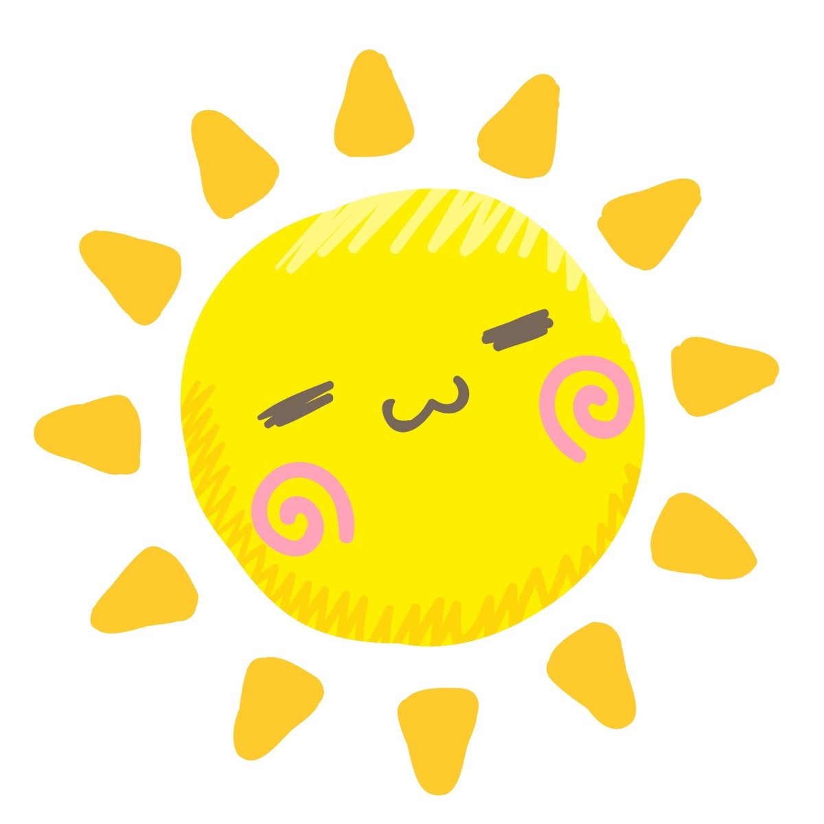 Солнце улыбка