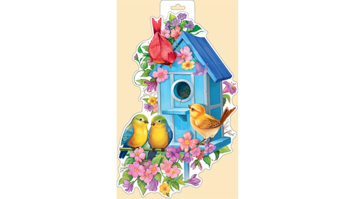 Скворечники с разными формами окошек