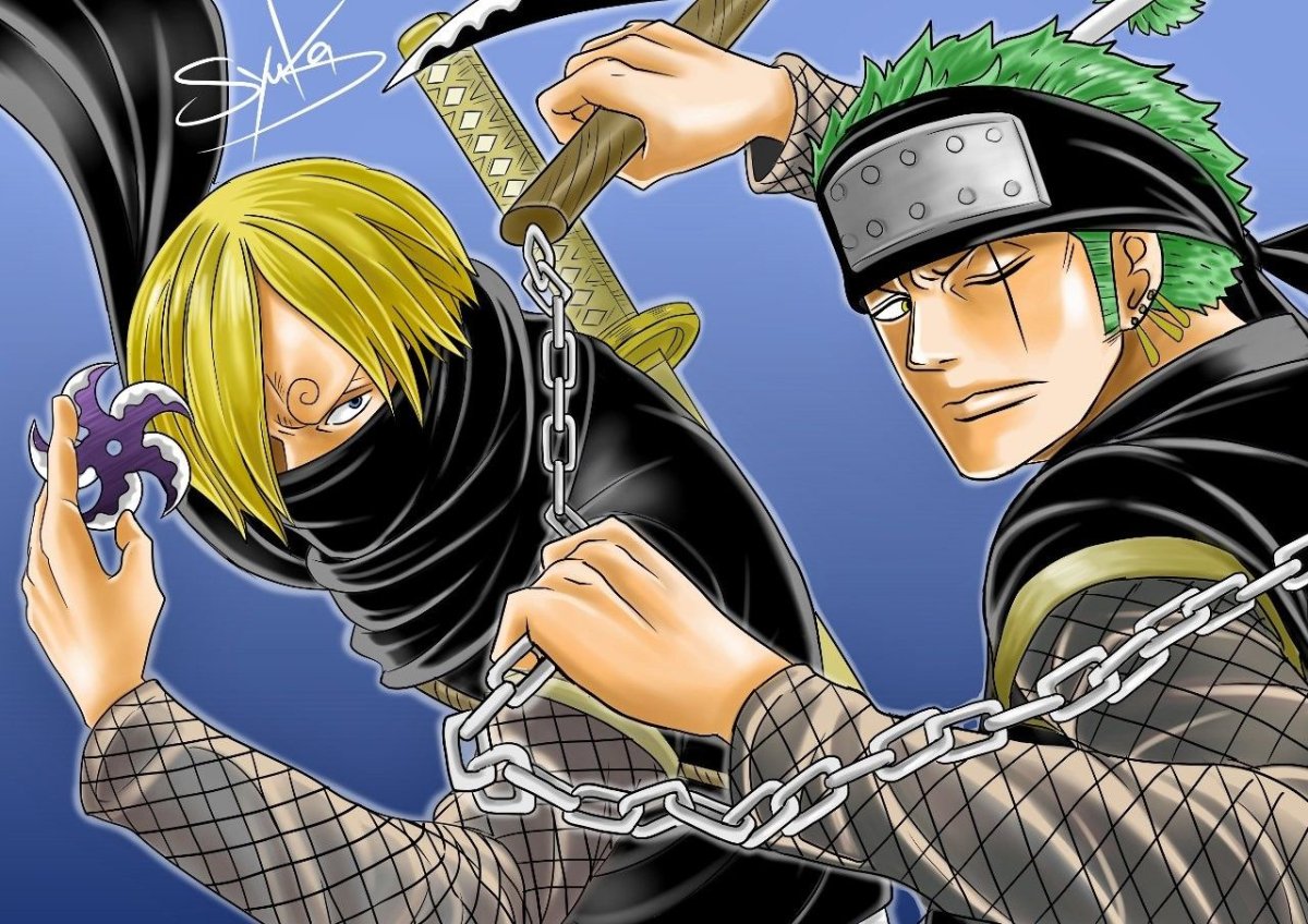 Прическа Ророноа Зоро