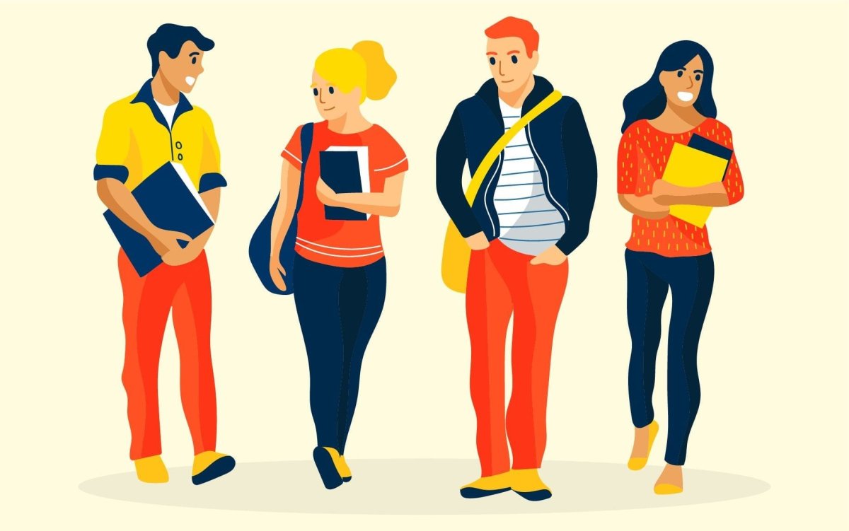 Студент иллюстрация