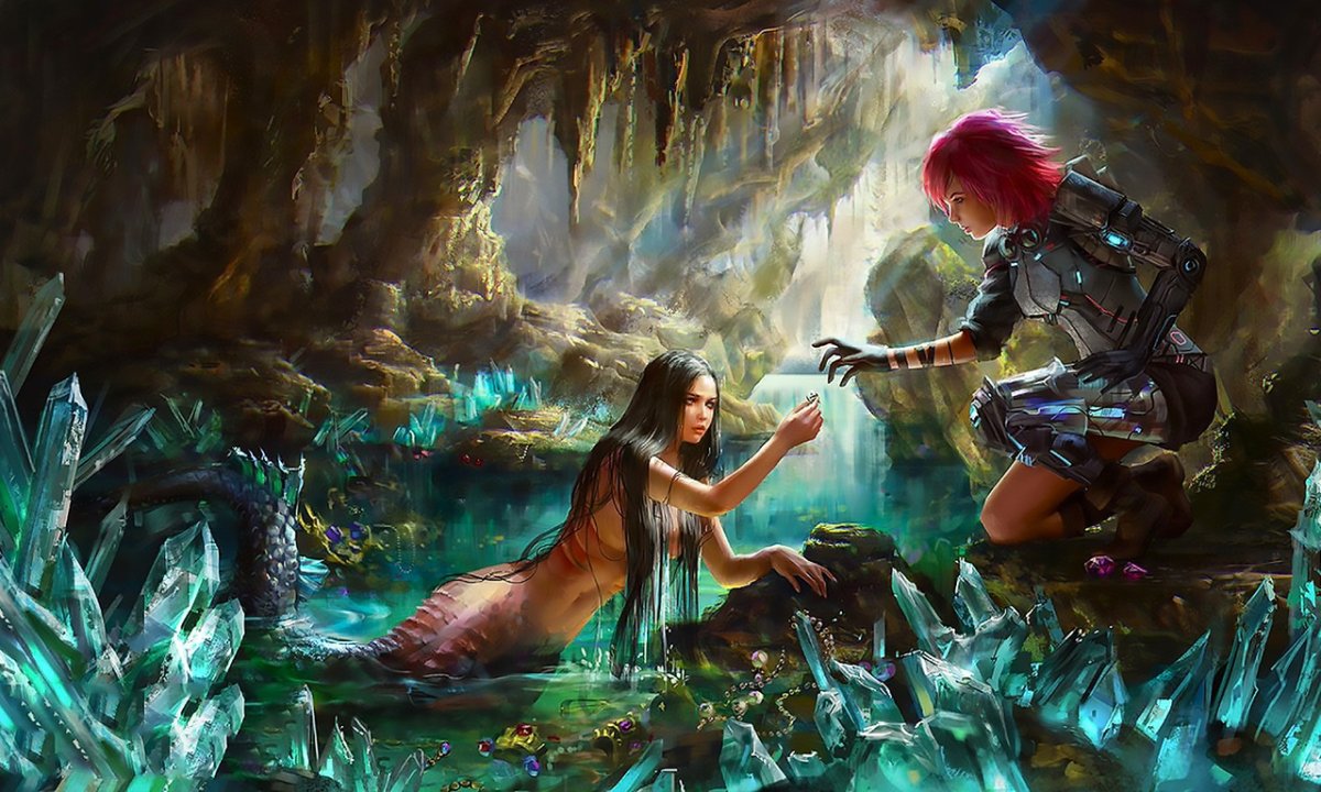 Девушка и дракон фэнтези