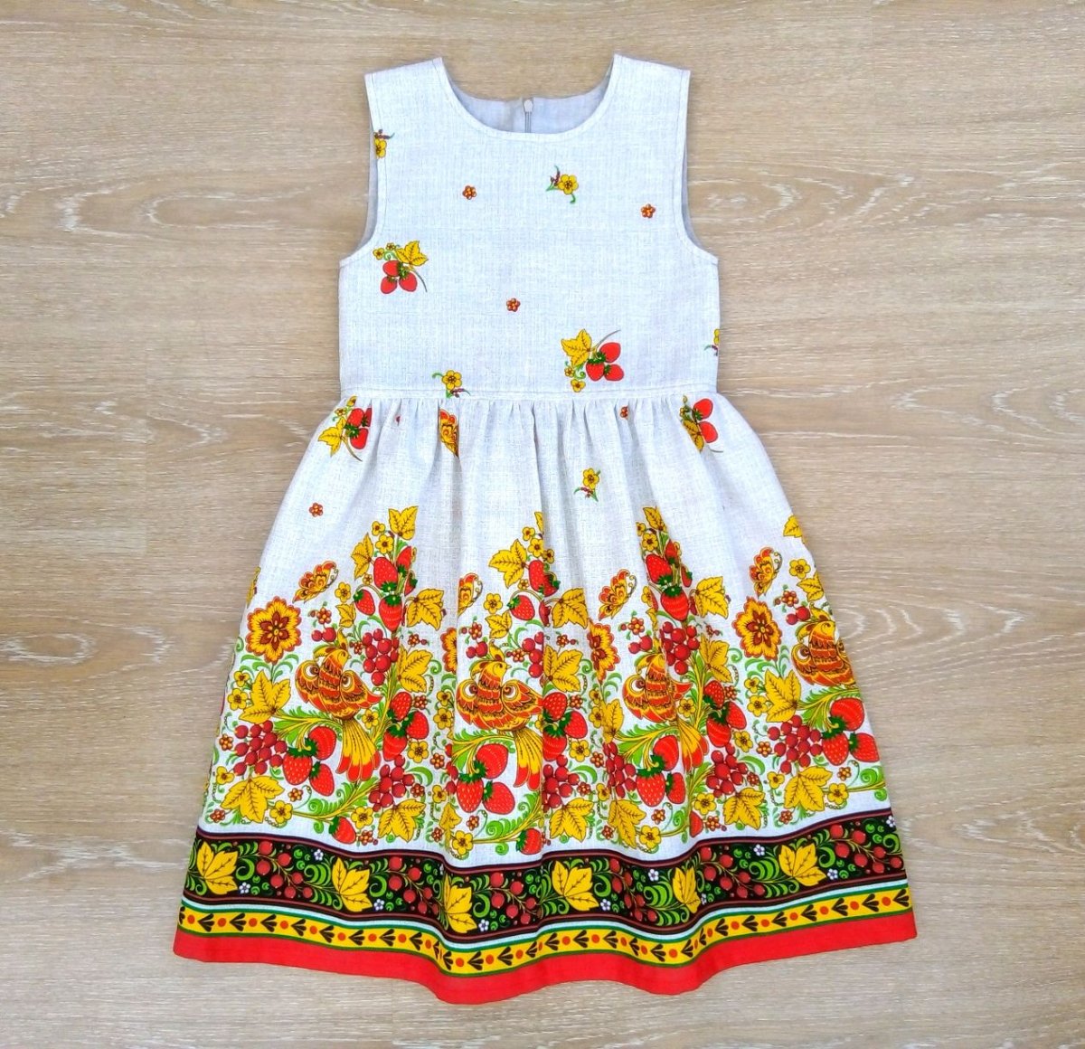 Платье для девочки Хохлома