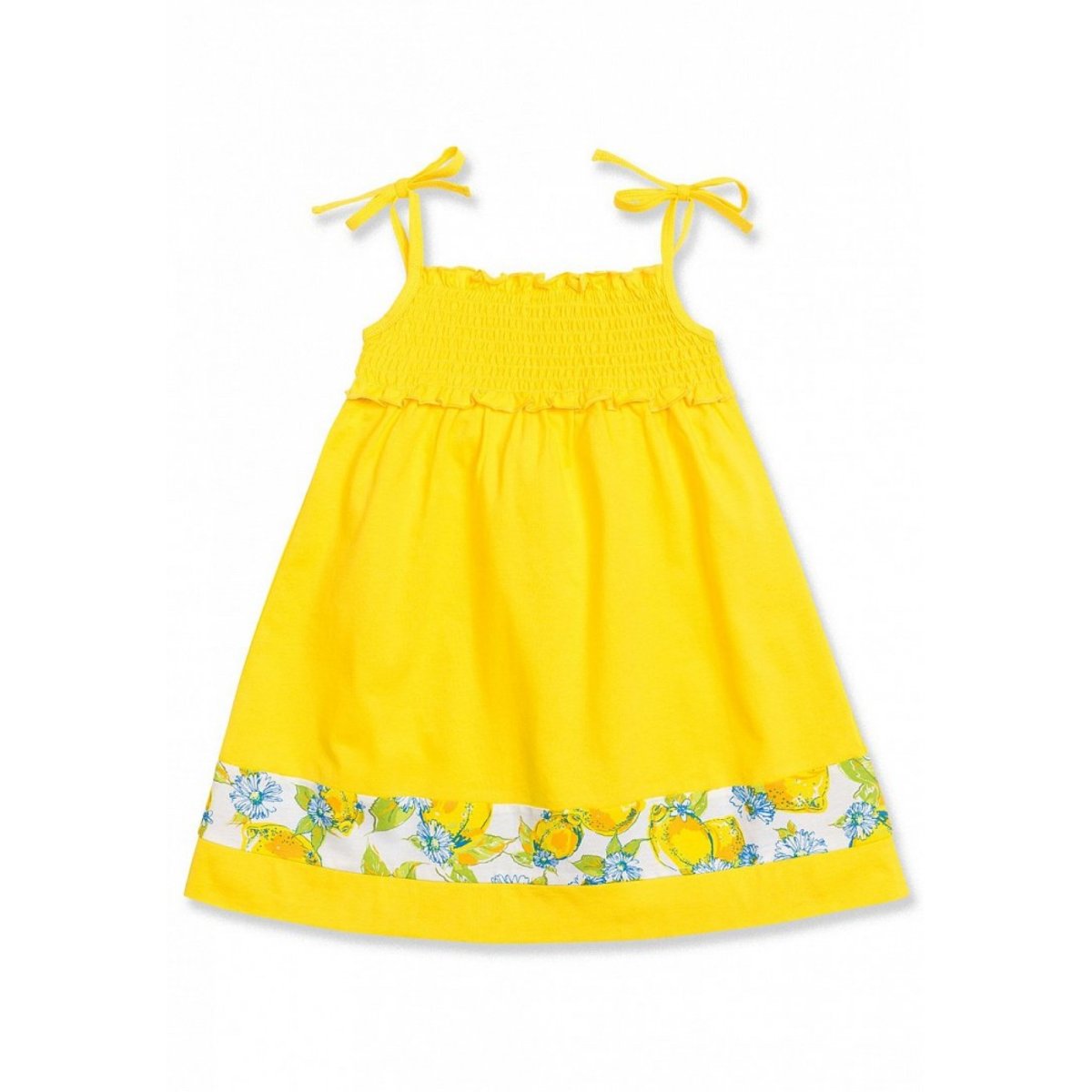 Желтый сарафан для девочки