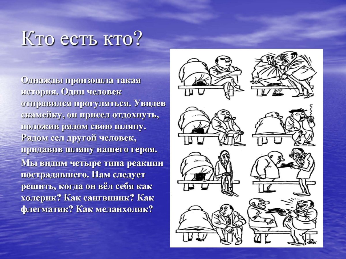 Типы темперамента