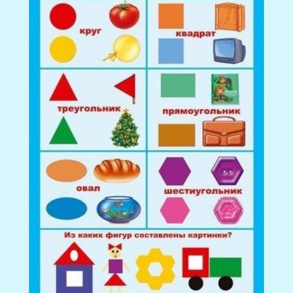 Цвет, форма, величина