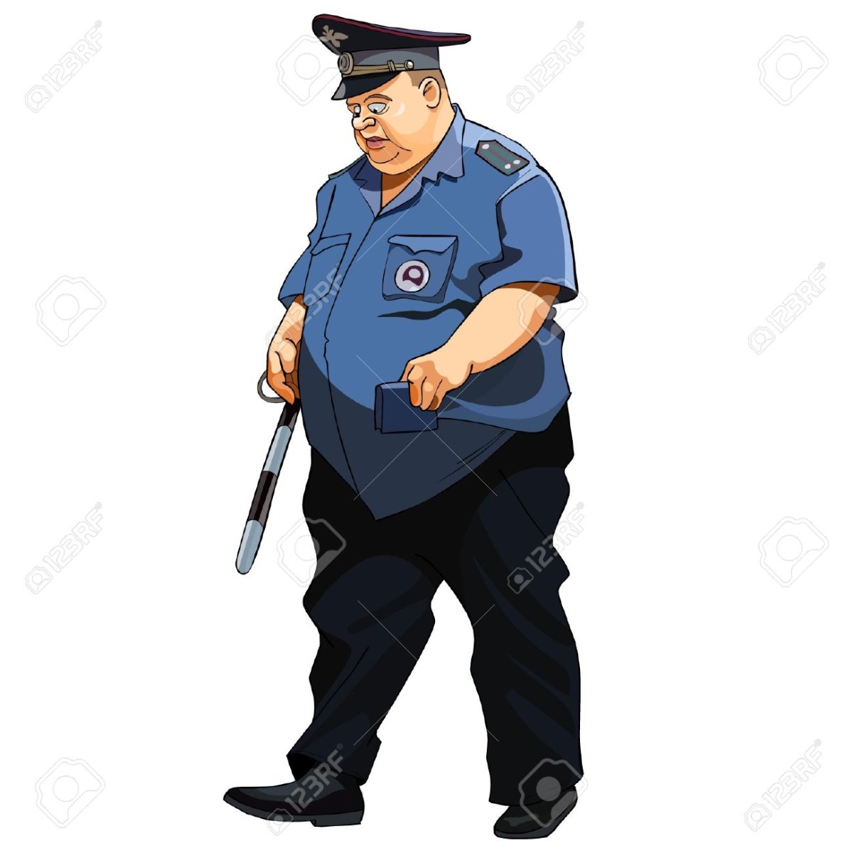 Садовая скульптура гаишник