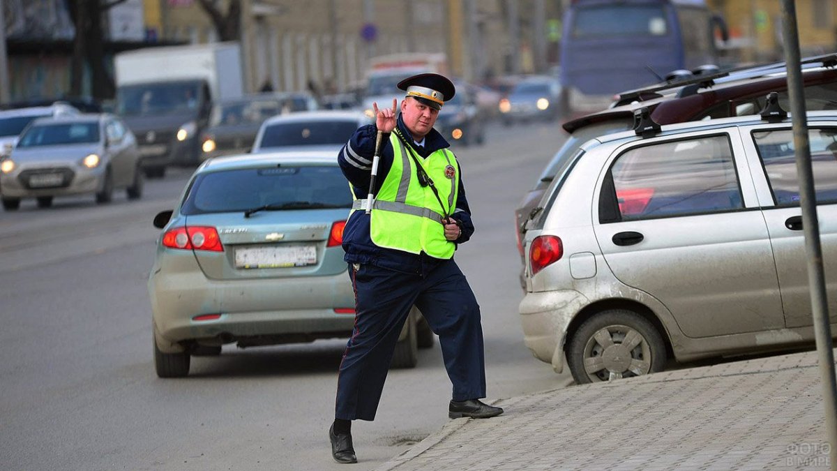 Полицейский карикатура
