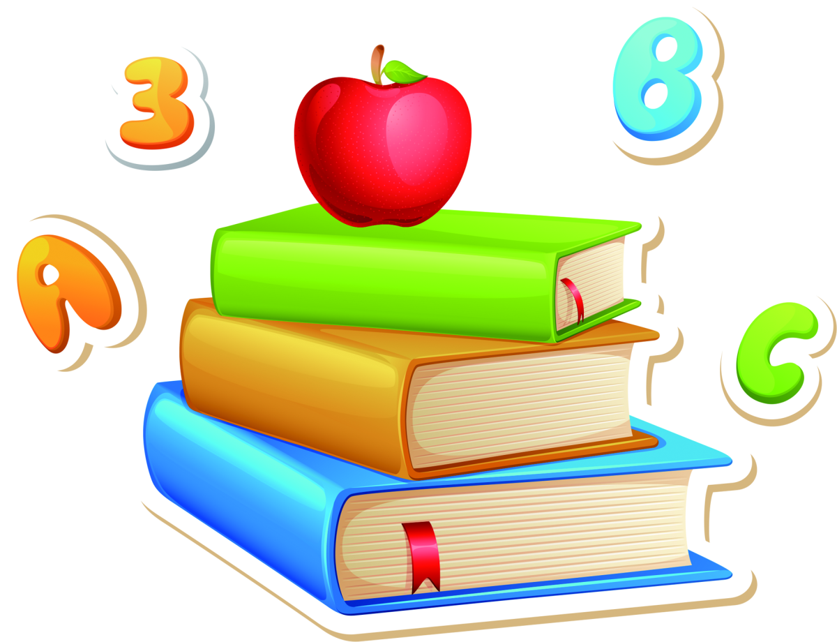 Стопка тетрадей на белом фоне