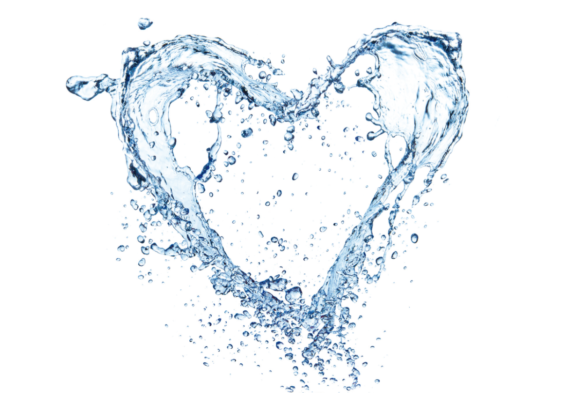 Фотосессия с брызгами воды