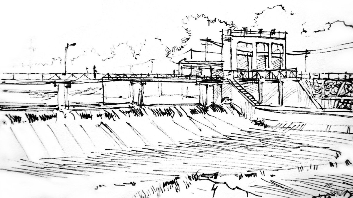 Hydroelectric dam диаграмма