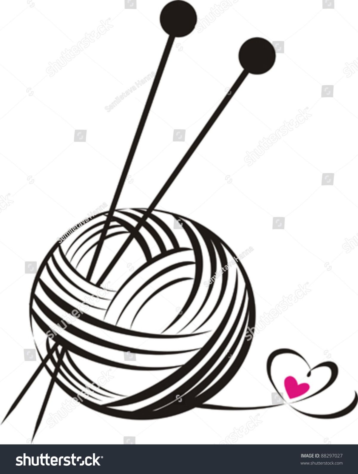 Раскраска клубок ниток