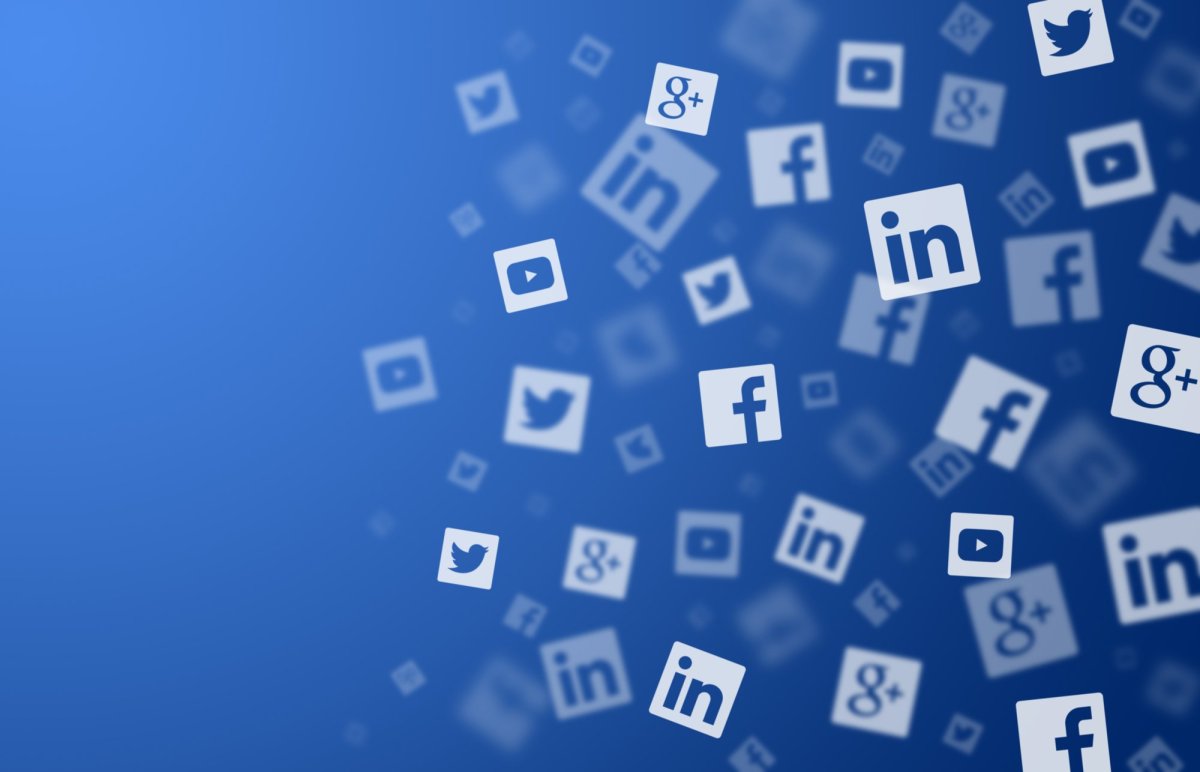 Фон для презентации социальные сети