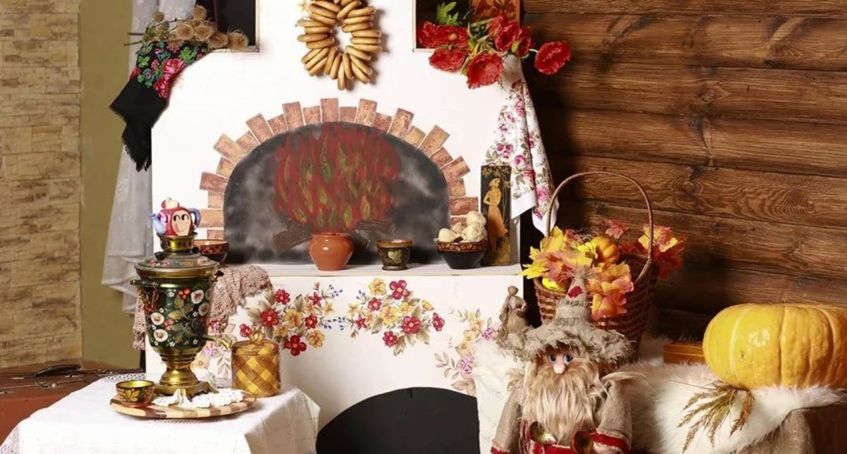 Декорации в русском народном стиле