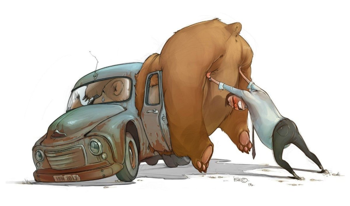 Забавные иллюстрации от Сергея Ишмаева