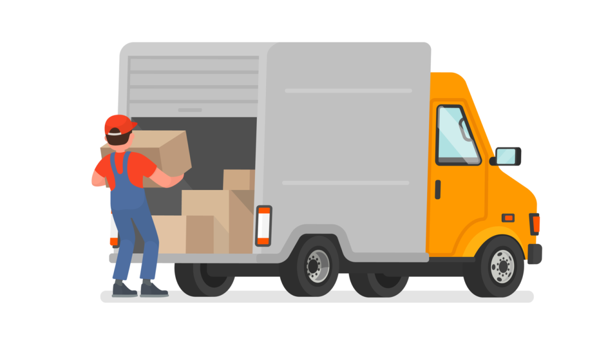 Грузовик на море