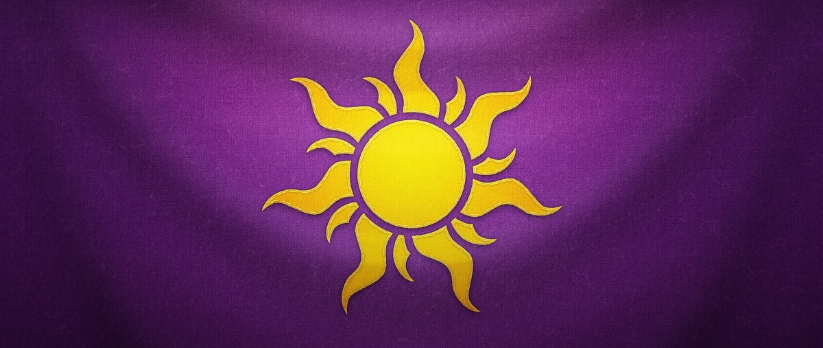 Рапунцель флаг солнце