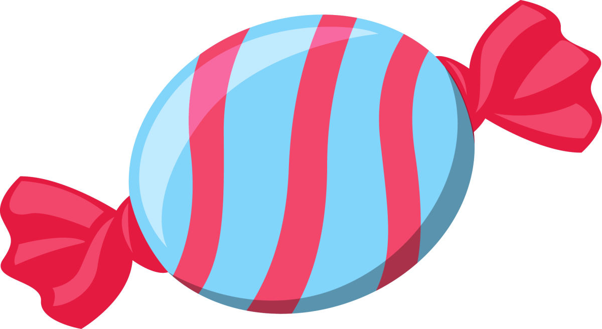 Конфета для детей на прозрачном фоне