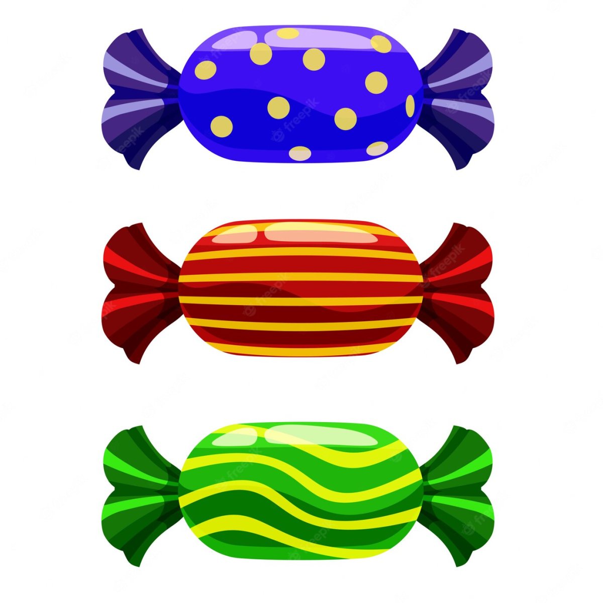 Мода конфета на белом фоне