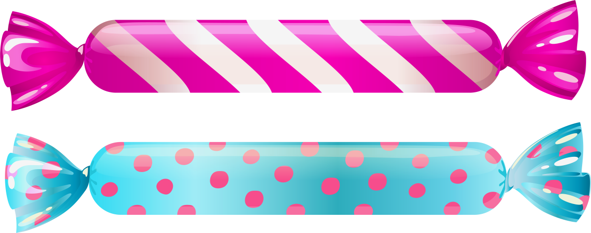 Конфеткеина белом фоне