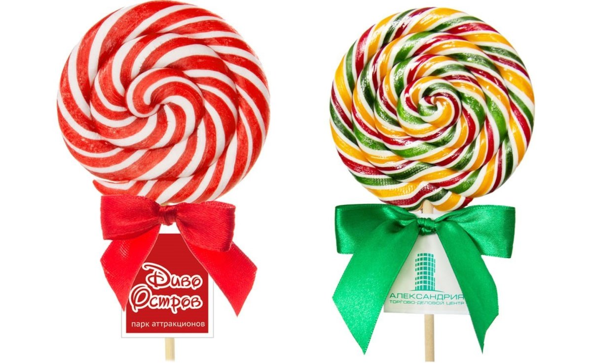 Леденцы палочки полосатые
