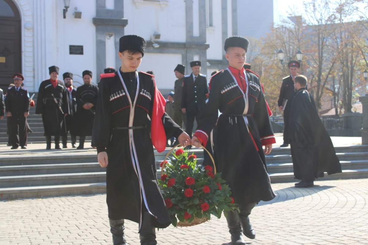 Кубанские казаки на параде Победы 2021 в Москве